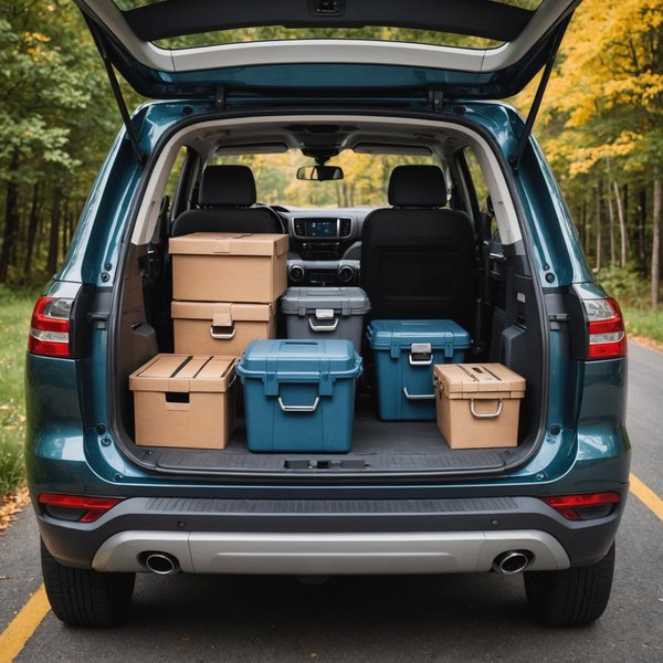 Comment optimiser la gestion de l'espace de stockage dans un SUV pour les longs trajets?